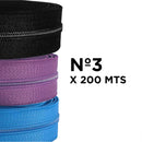 Cierre Cadena de Poliéster Nº3