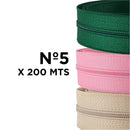 Cierre Cadena de Poliéster Nº5