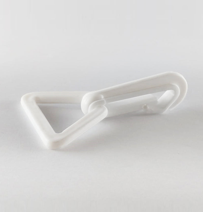 Plastic Snap Hook 1.57 in. White